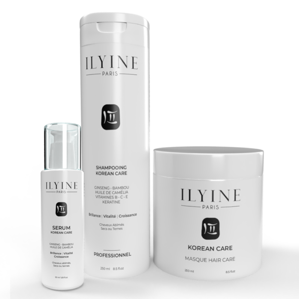 Trio Shampoing, Masque et Sérum Coréen