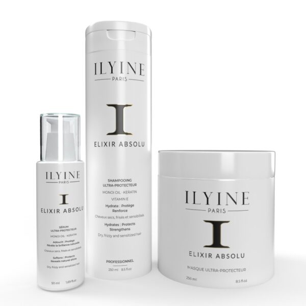 Shampoing Masque & Sérum kératine Huile de Monoï